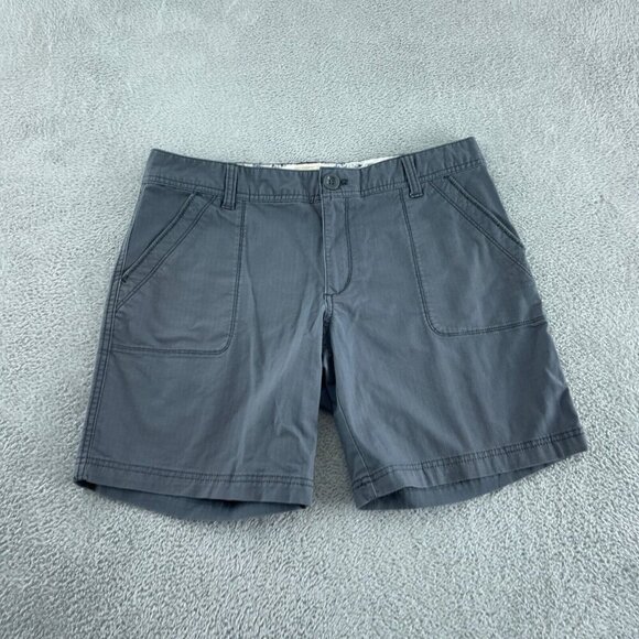 Eddie Bauer Ripstop Womens Gray Cotton/Spandex Pockets Size 6 5018 - Picture 1 of 10